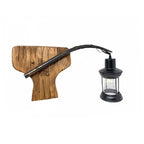 Linterna Linterna Estilo Lámpara Industrial Madera Madera País E27 Vintage E55