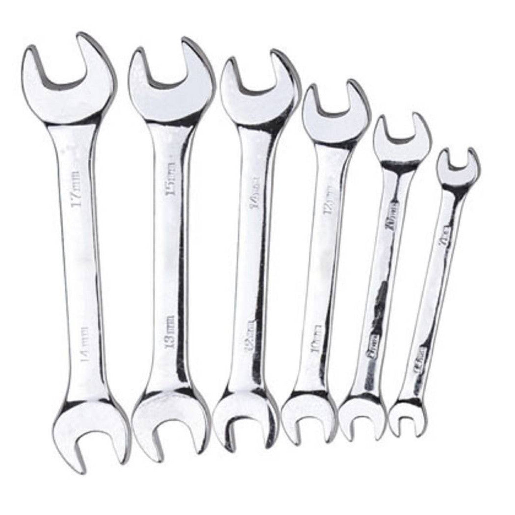 Llaves británicas Set 6 PCS Doble Fork 5.5-17 mm Cromo Vanadio Steel