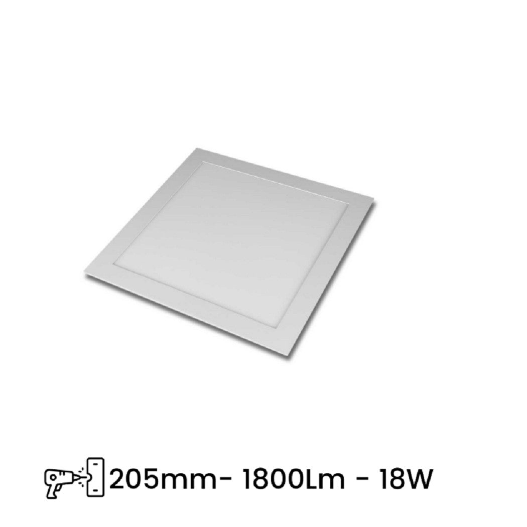 Luz cuadrada de PVC cuadrada de PVC cuadrada de Slim 18W LED P205AQ