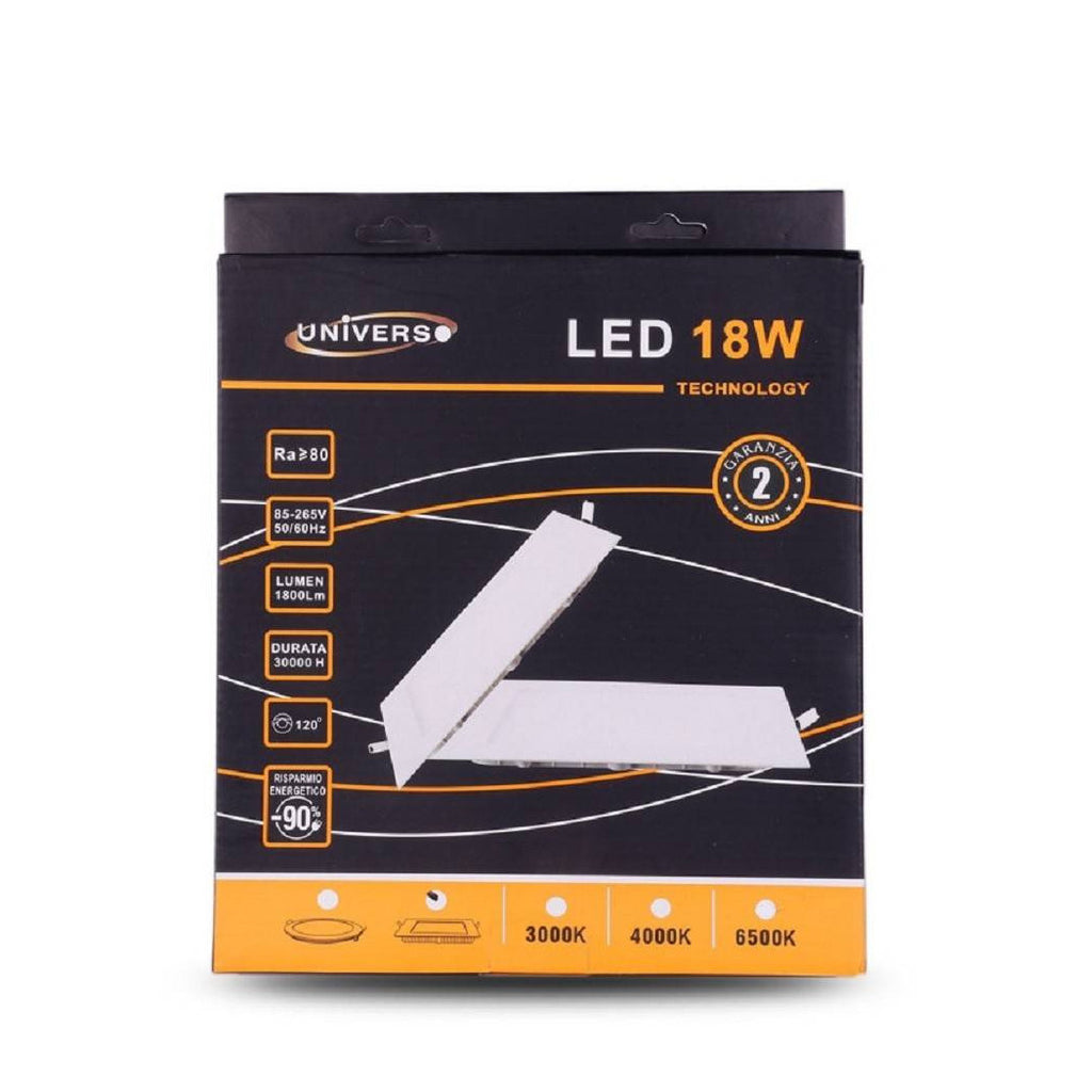 Luz cuadrada de PVC cuadrada de PVC cuadrada de Slim 18W LED P205AQ