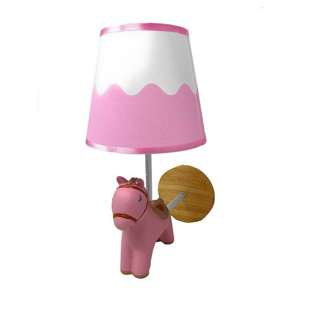 Luz de pared Habitación en forma de caballo en resina E27 Lámpara de pared de lumen E49