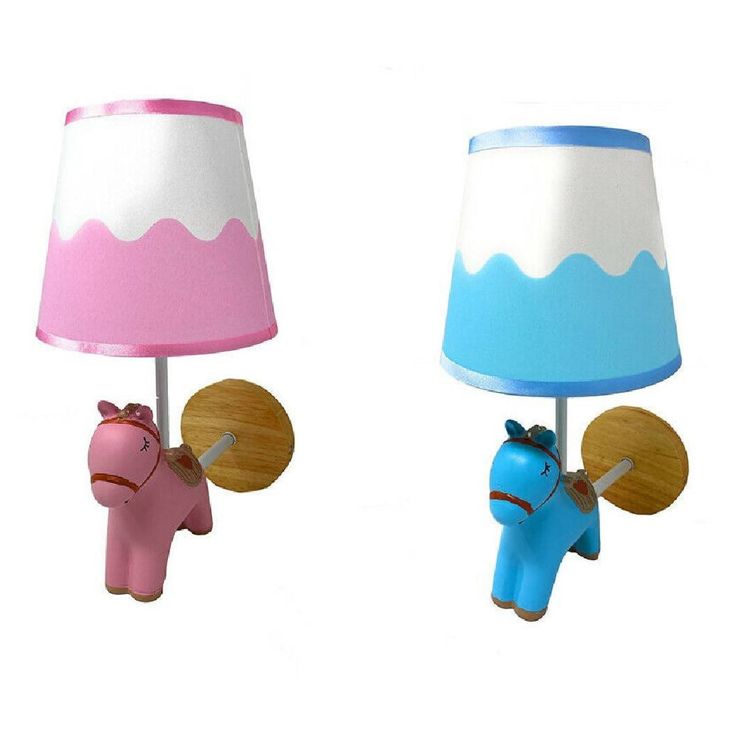 Luz de pared Habitación en forma de caballo en resina E27 Lámpara de pared de lumen E49