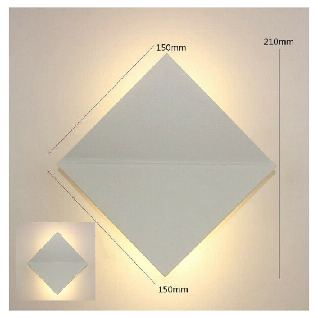 Luz de pared interior con luz blanca natural de 4000k LED en aluminio
