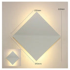 Luz de pared interior con luz blanca natural de 4000k LED en aluminio