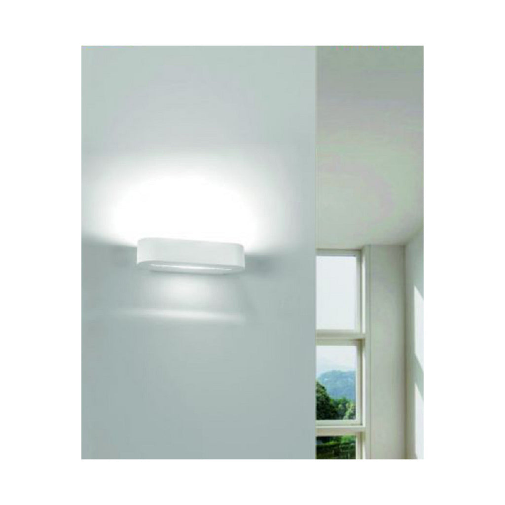 Luz de pared moderna en la tiza ovalada 1xr7s Ataque pintable Lámpara GS-E63