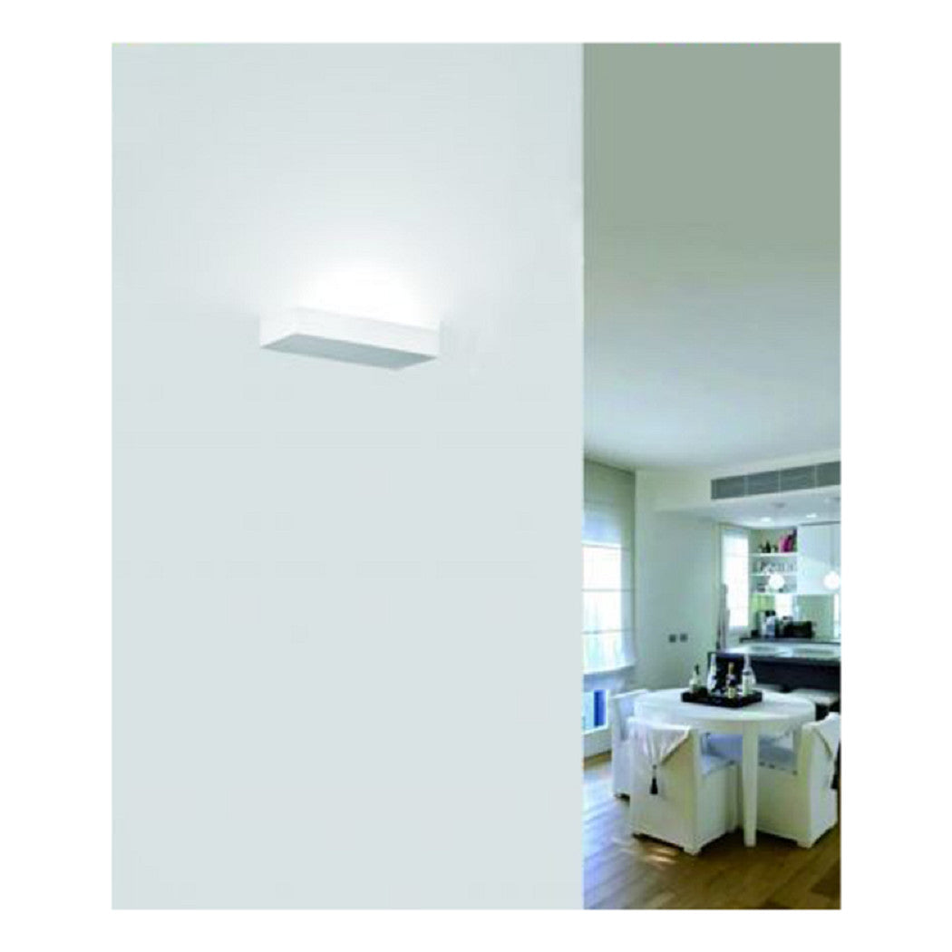 Luz de pared moderna en tiza rectangular 1xr7s Ataque pintable GS-E64