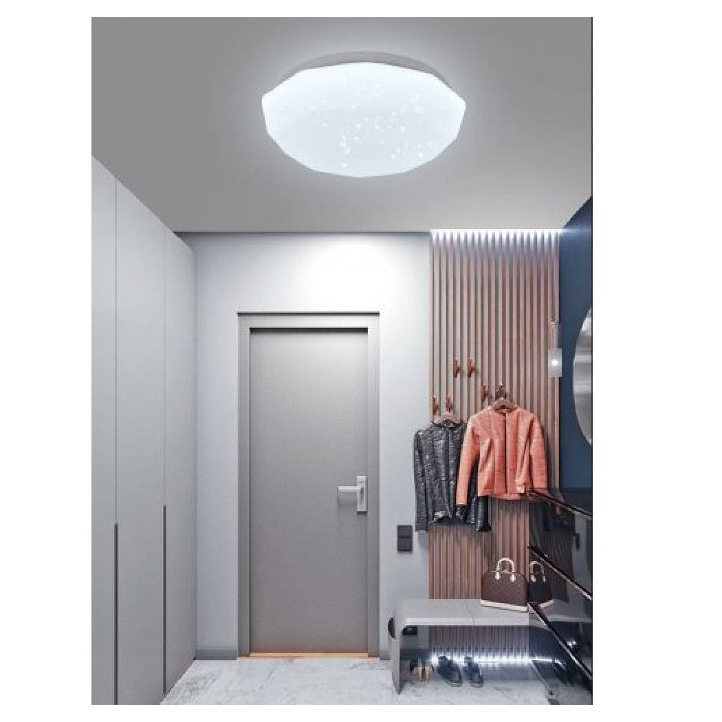 Luz de techo de techo 18W lámpara de araña de lámpara de luz natural caliente