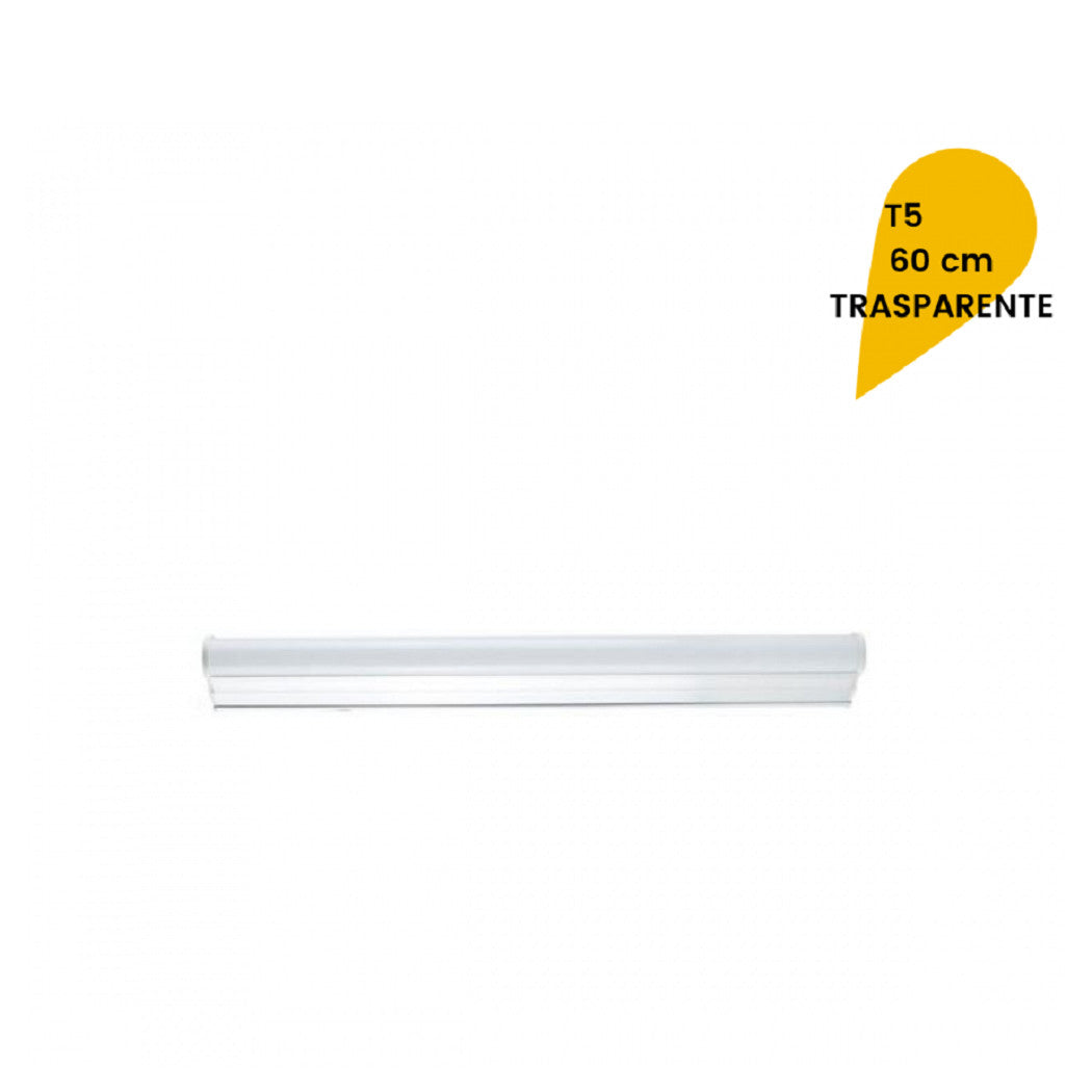Luz de techo LED Neón T5 Subsetilo Vidrio transparente 12 vatios 60 cm
