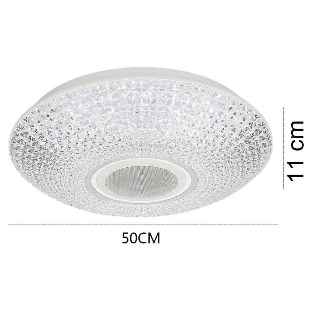 Luz del techo LED de 62 vatios RGB con caja de Bluetooth para la música