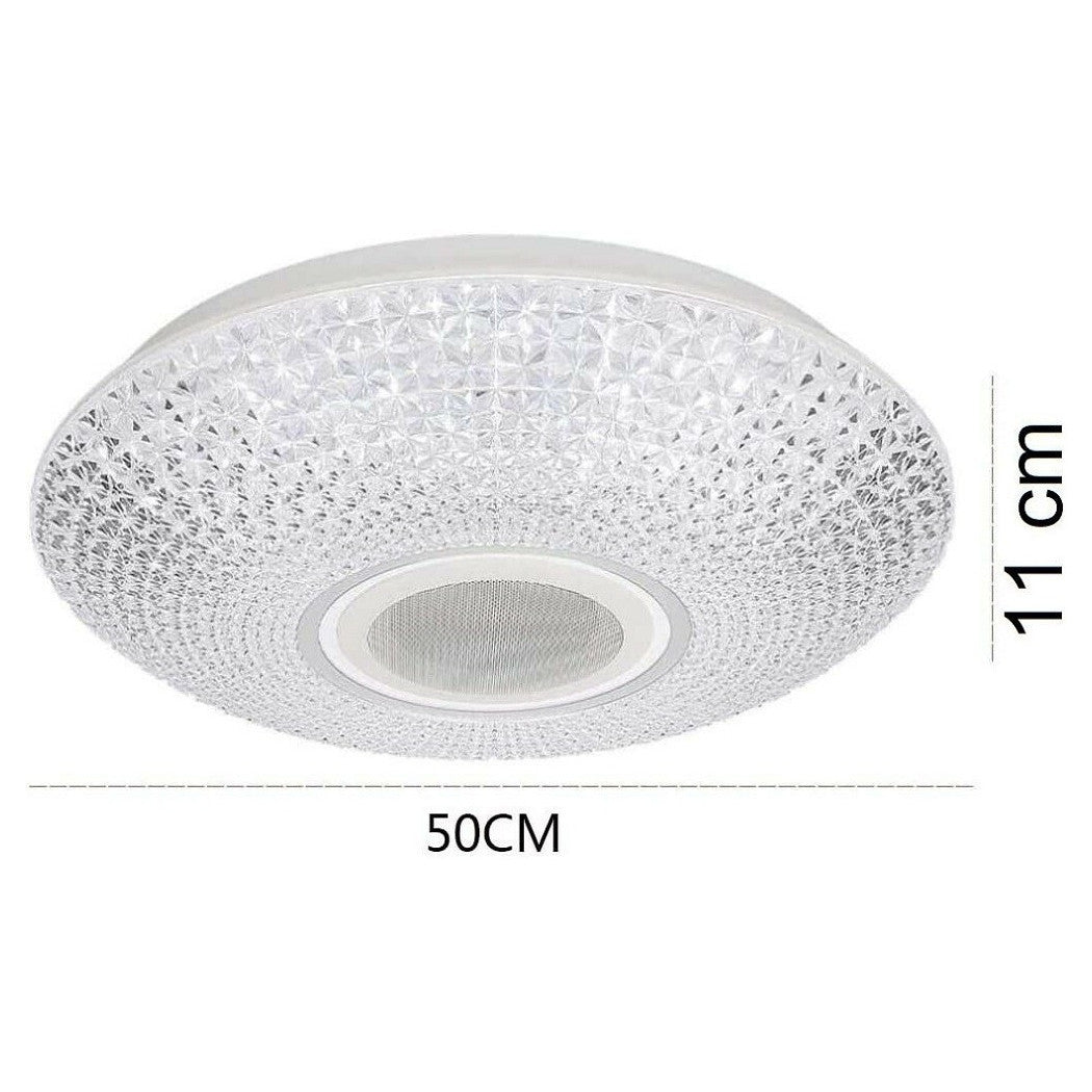 Luz del techo LED de 62 vatios RGB con caja de Bluetooth para la música