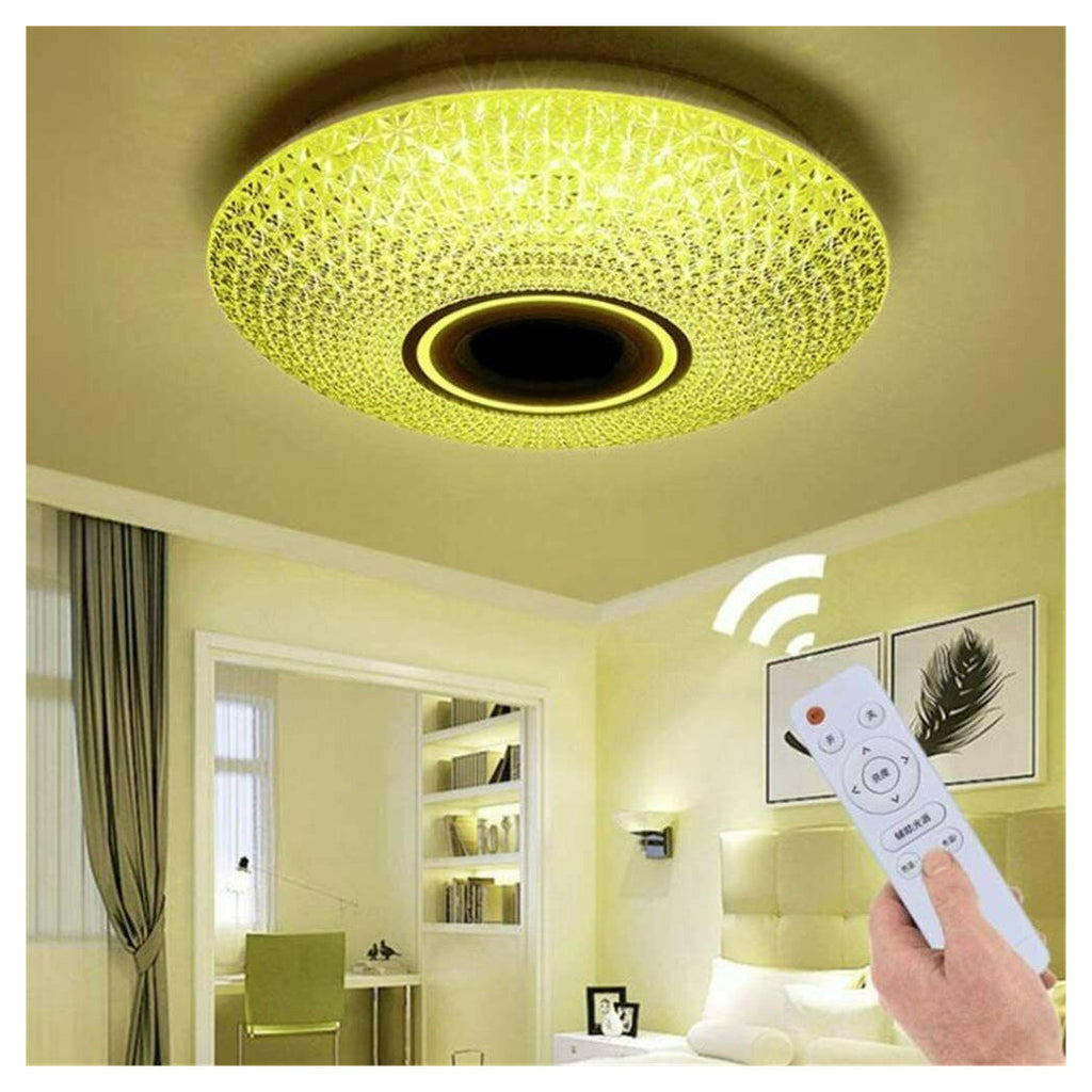 Luz del techo LED de 62 vatios RGB con caja de Bluetooth para la música