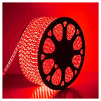 Luz LED flexible 100MT Luz roja 5050 220V Iluminación externa