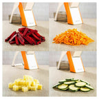 Manual slicer affected cutting mandolin mandolin julienne adjustable