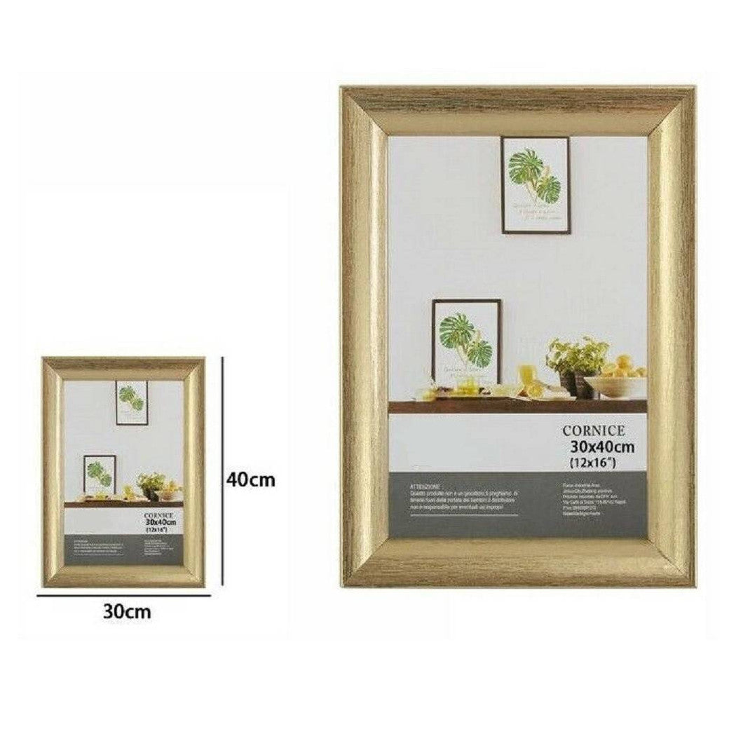 Marco de fotos Fotografías Televotas Dimensiones Dimensiones 30 x 40 cm Marco de fotos de oro