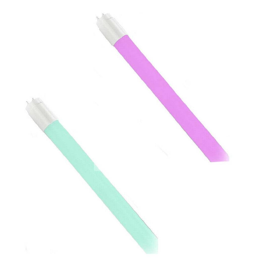 Matt Neon LED Luz Pink Green 18W TUBE Ataque T8 120cm Luz colorida