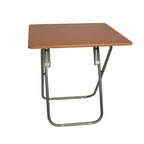 Mesa de madera con tapa cuadrada 69 x 60 x 60 cm plegable plegable