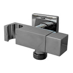 Mezclador de ducha de pared empotrable con soporte de ducha de mano cuadrado Art.59506