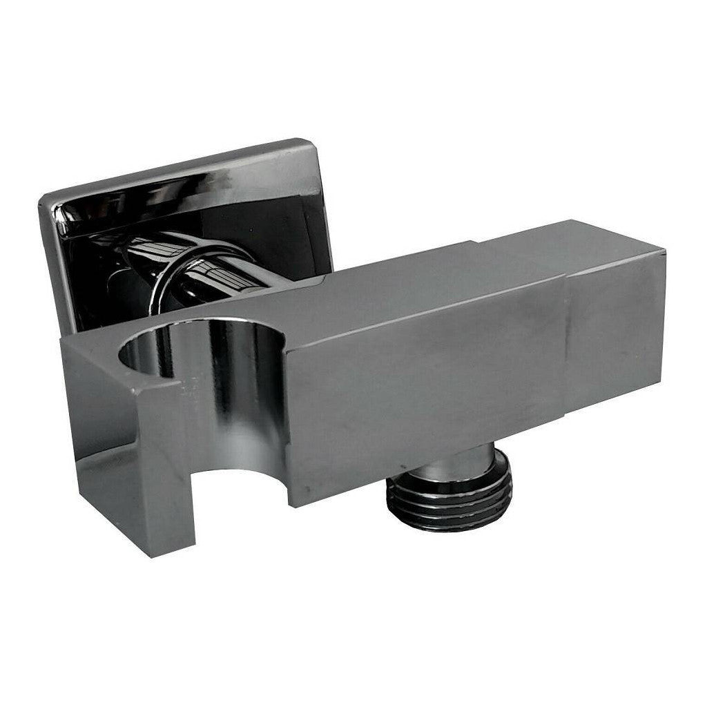 Mezclador de ducha de pared empotrable con soporte de ducha de mano cuadrado Art.59506