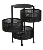 Mesa de café plegable de madera estructura de metal rectangular 50x70cm