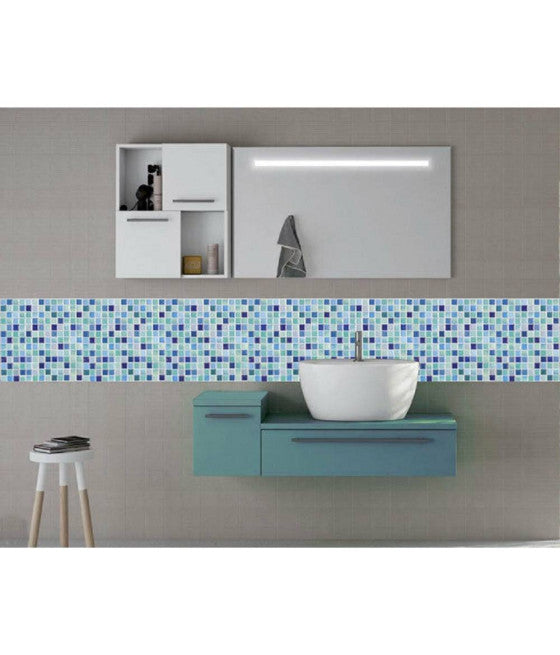 Pegatina de pared de azulejo 3D Panel de pared 30 x 30 cm 65068