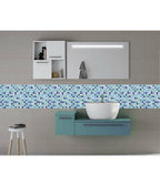 Pegatina de pared de azulejo 3D Panel de pared 30 x 30 cm 65068