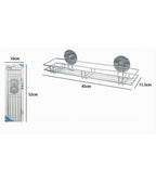 Soporte de doble estante resellable con ganchos de albornoz 52819