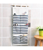 Organizador Objetos para colgar 3 bolsillos de tela Sala de baño 10478