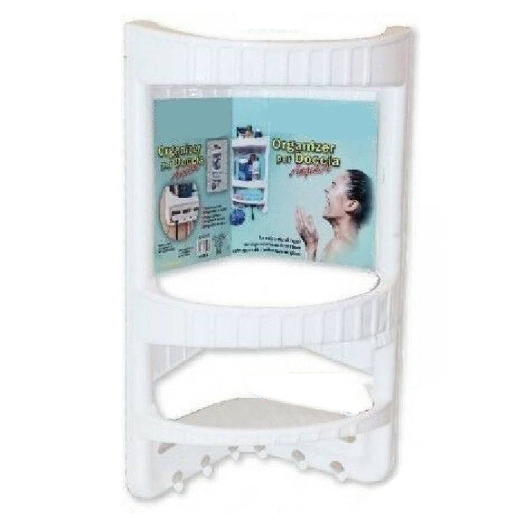 Organizador de plástico 3 estantes Estantes angulares con baño Accesorios de ducha