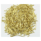 Paquete de 150 piezas uñas doradas 16 mm accesorios de herramientas de bricolaje