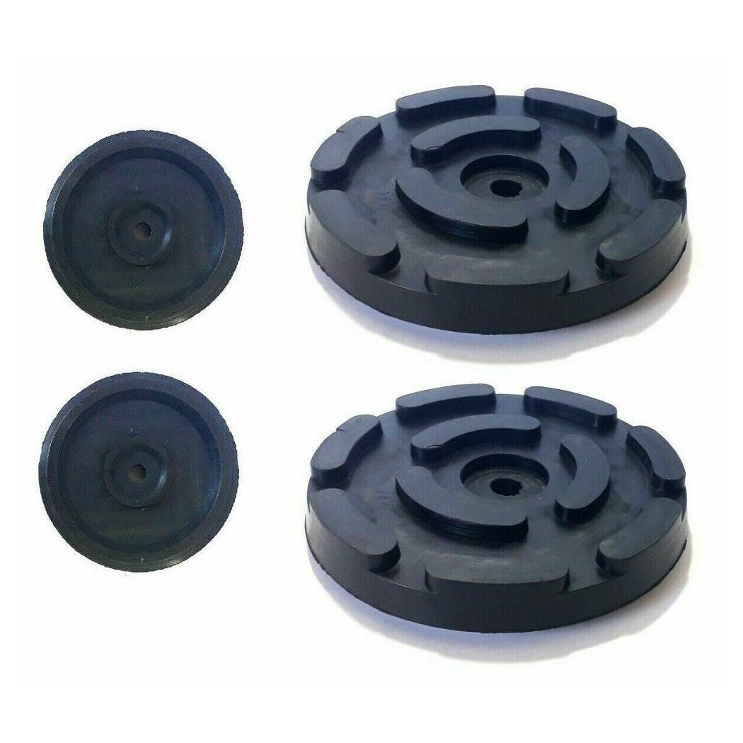 Par de almohadillas de goma para el puente de elevación 140x25 mm Art Universal Art.4