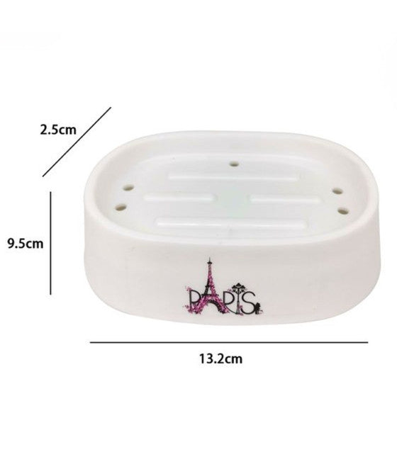 Estante con ventosa de ventosa X Soporte de jabón de ducha rectangular Shampoo Shampoos