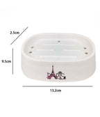 Estante con ventosa de ventosa X Soporte de jabón de ducha rectangular Shampoo Shampoos