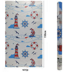 Película de rollo para Windows decorativo Fantasy Fantasy Mar 45cmx2m Vidrio adhesivo