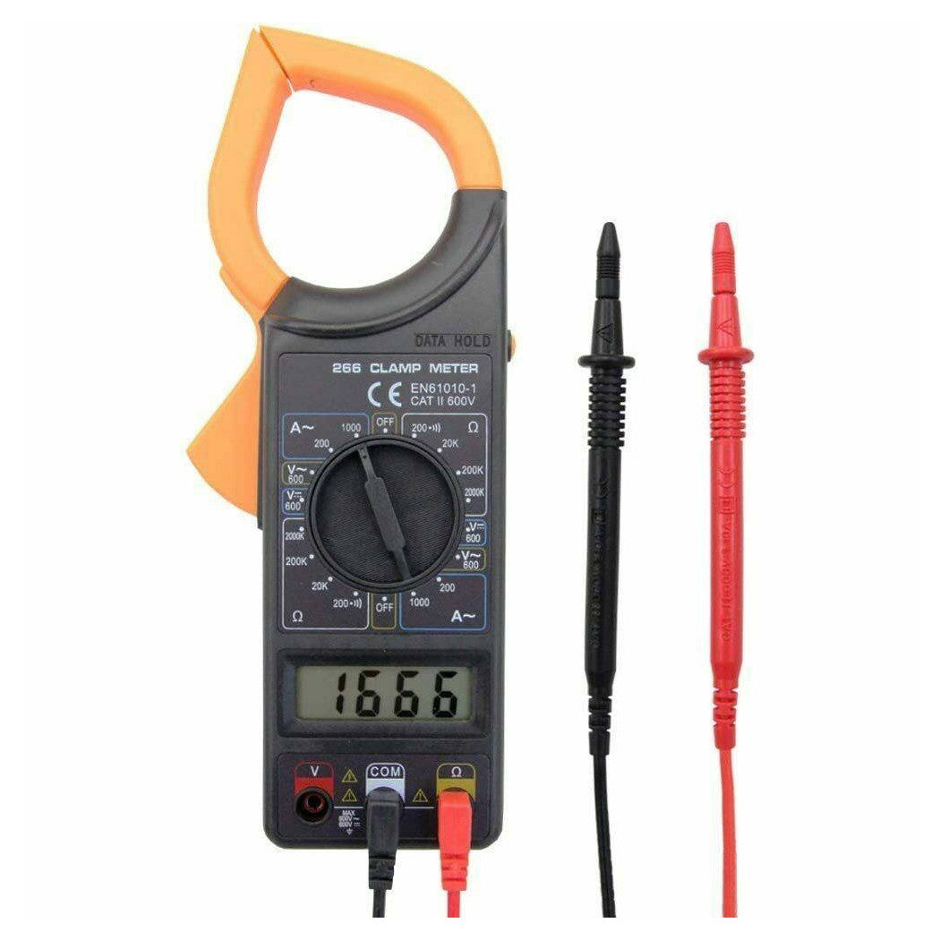 Picador de calibrador amperométrico digital Tenser Voltage CA DC Miltetimeter con consejos