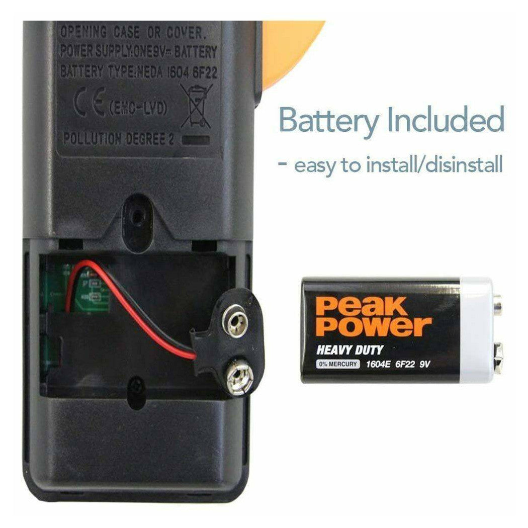 Picador de calibrador amperométrico digital Tenser Voltage CA DC Miltetimeter con consejos