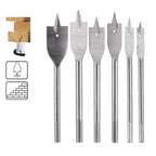 Plazas de cabeza plana para madera 6 piezas Sugerencias Cortadores por taladro 92087