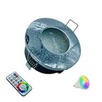 Proyector LED empotrado para la ducha de baño RGBW 10W GU10 Lámpara de cromoterapia