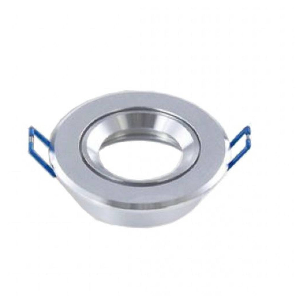 Puerta empotrable de foco LU10 IP20 72mm Marco de soporte redondo P17