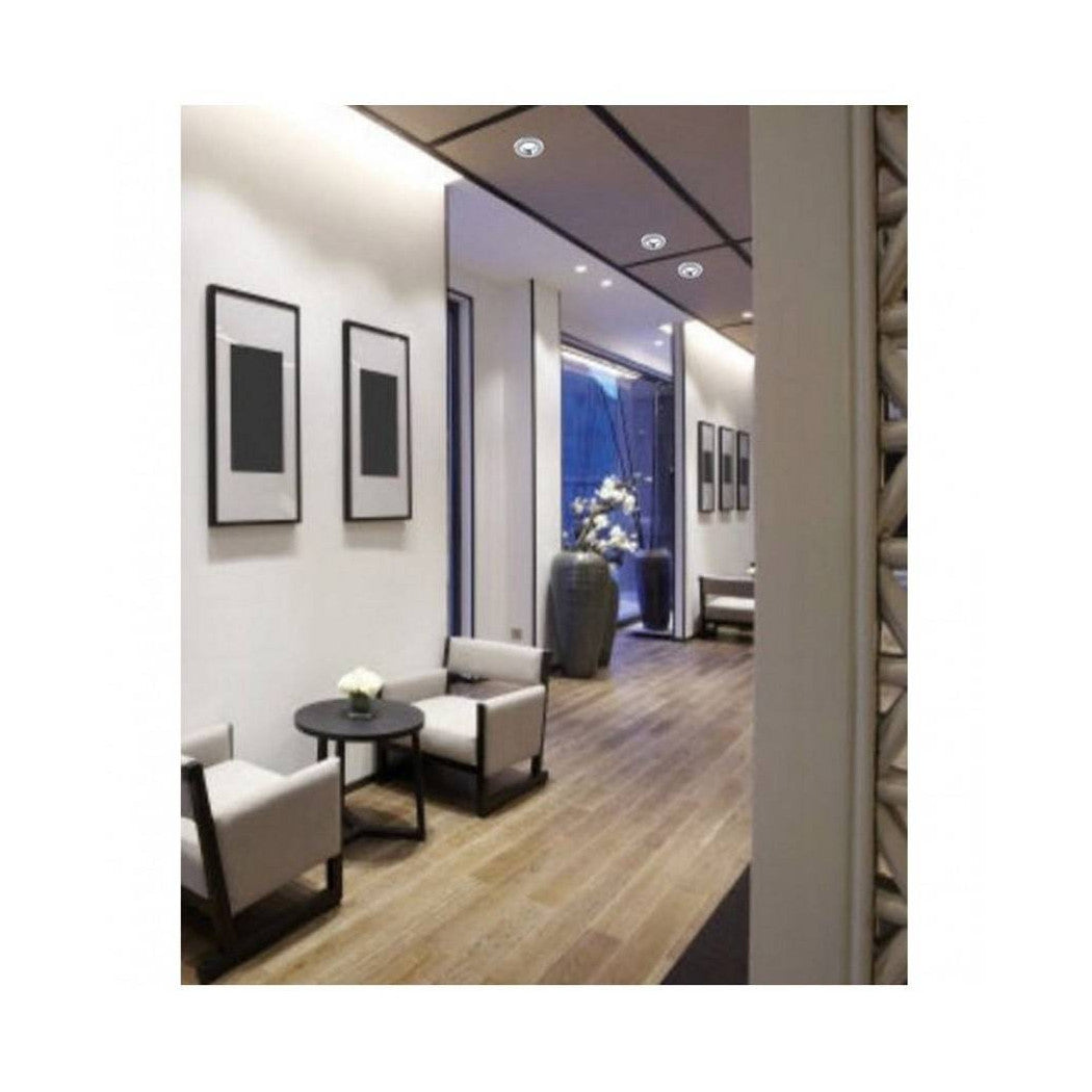 Puerta empotrable de foco LU10 IP20 72mm Marco de soporte redondo P17