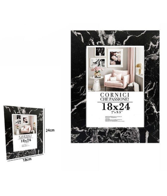 Establecer marcos de 2pz Expositor transparente Plexiglass 18x24cm Puerto de fotos verticales