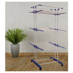 Rack Rack vertical 3 estantes plegables con ruedas hasta 40 kg