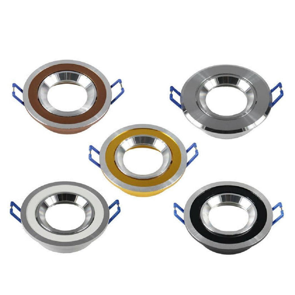 Recessed spotlight door GU10 Round Adjustable Steel Lamp Holder P1