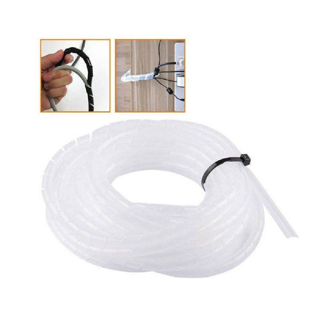 Recoger cables de cable en espiral y cables eléctricos de 5 metros de varias tamaños