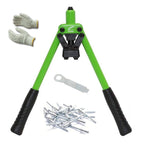 RIVERTER MANUAL 310 mm 3 cabezas para remaches de 3.2 4.0 4.8 Handle doble