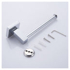 Roll door toilet paper bathroom toilet square stainless steel wall