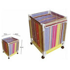 Ropa de cama Cesta de contenedor con ruedas Ruedas Cuartos de baño sucios