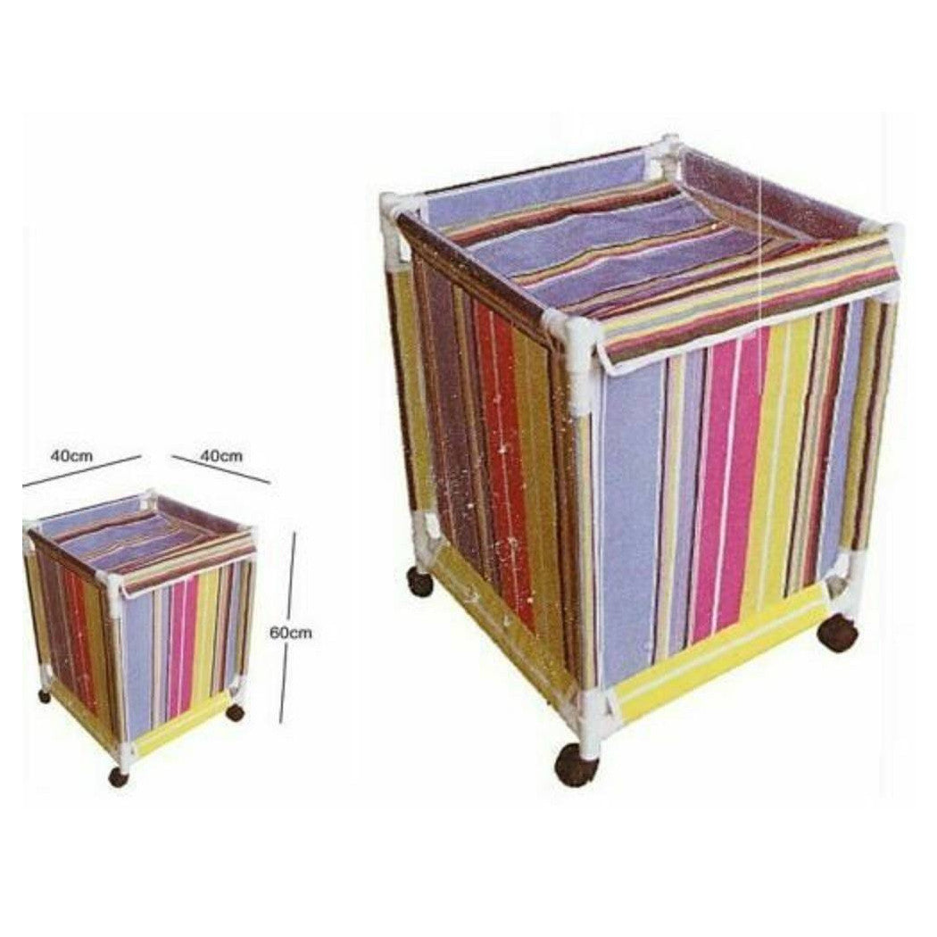 Ropa de cama Cesta de contenedor con ruedas Ruedas Cuartos de baño sucios