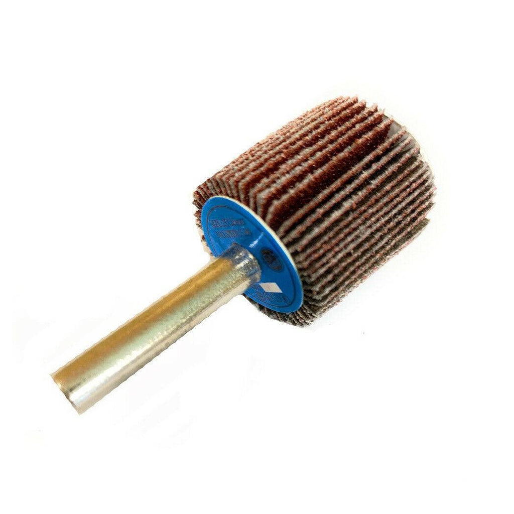 Rueda lamelar con papel abrasivo P120 25 mm TUBO DE TUBO DE GRANO SOUCO