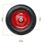 Rueda neumática para diámetro de la carretilla de caucho de 35 cm 3.50-8 modelo VESPA