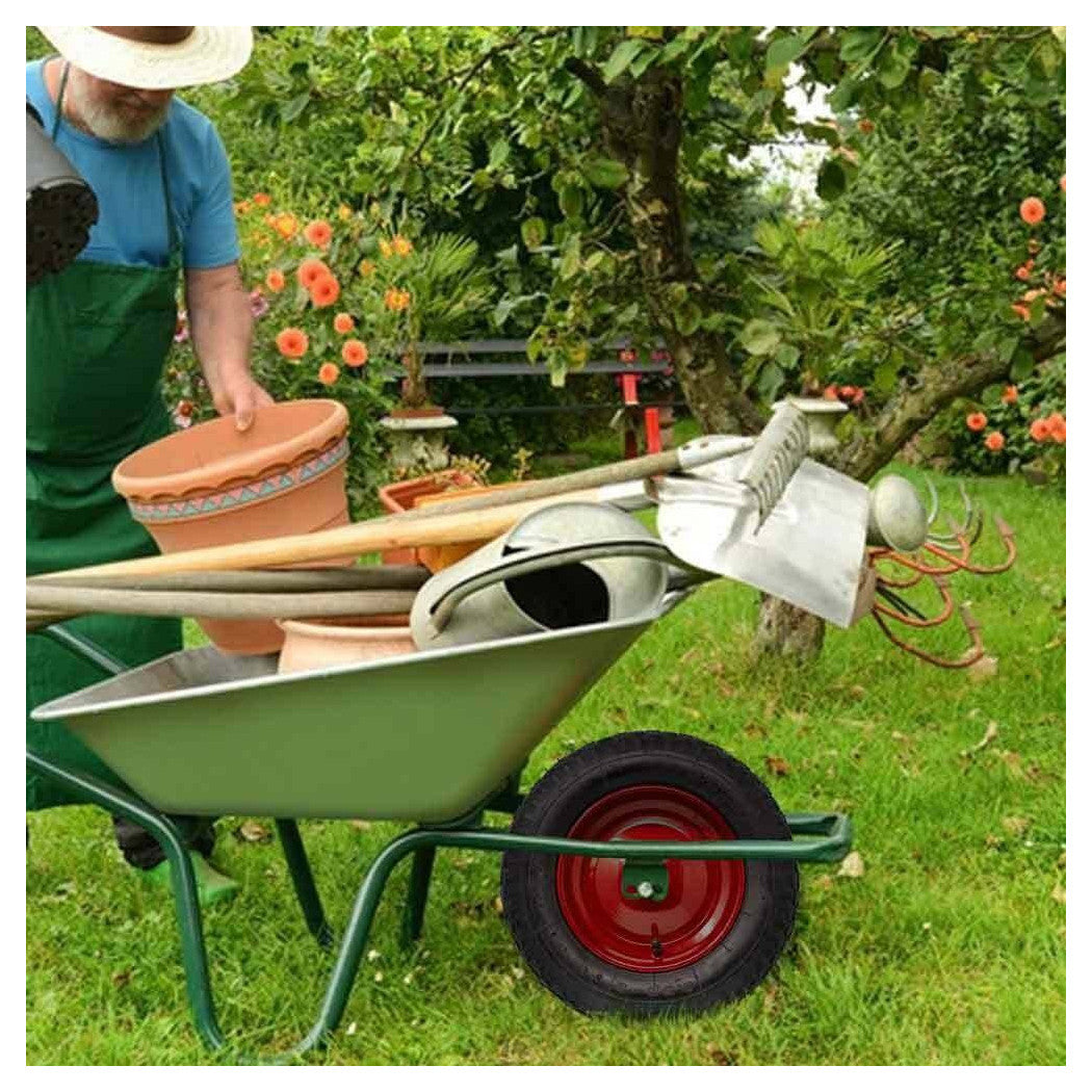 Rueda neumática para diámetro de la carretilla de caucho de 35 cm 3.50-8 modelo VESPA